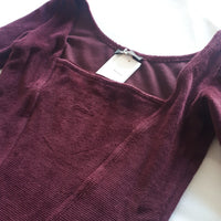 Alma velours prune - XS (Seconde main)