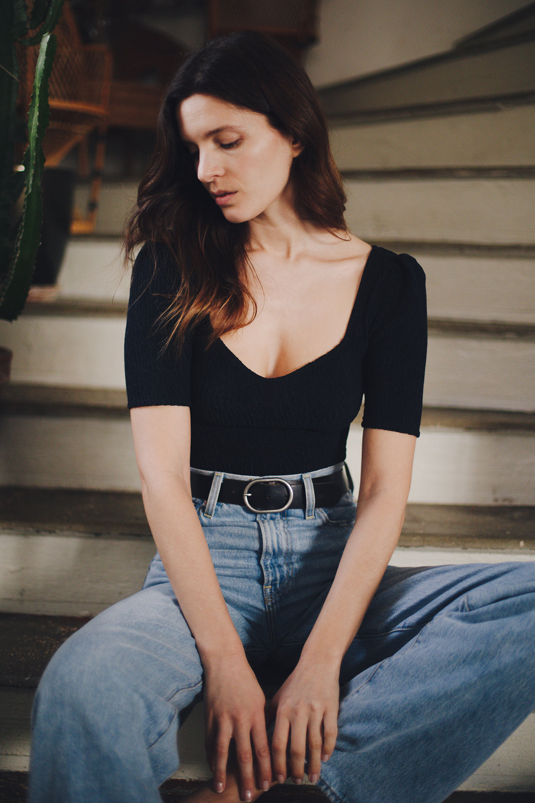 Maria jersey gaufré
