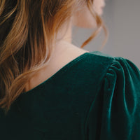 Maria velours émeraude