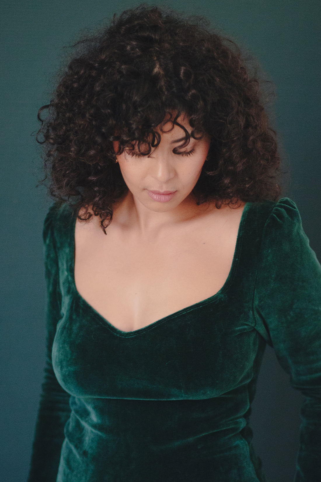 Maria velours émeraude