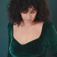 Maria velours émeraude