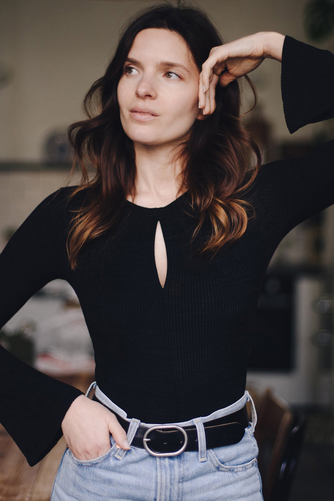 Juliette viscose noir - S (Seconde main)